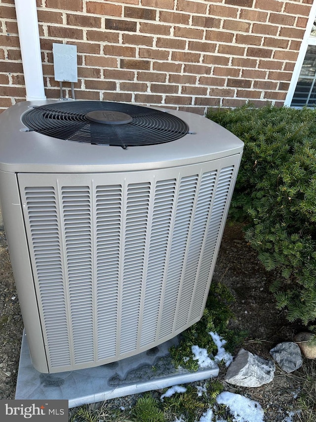 exterior details with central AC unit