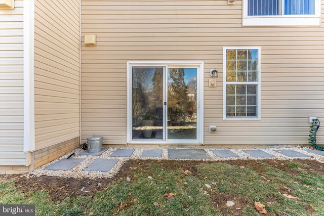 view of entrance to property