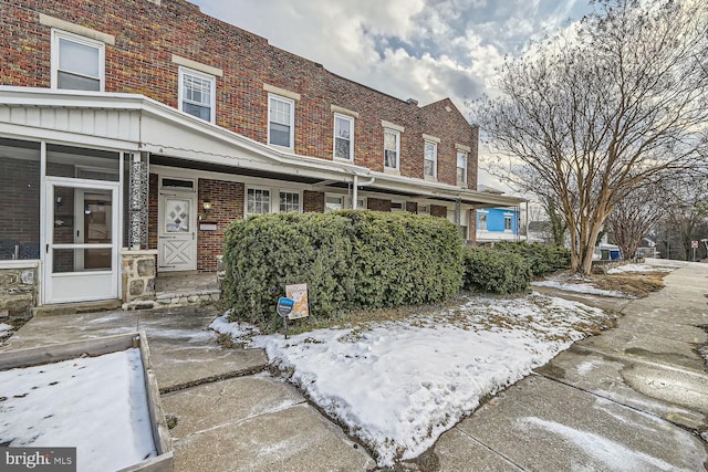 view of front of home