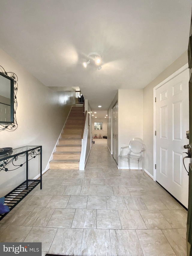 foyer entrance with stairway