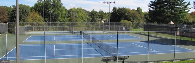 view of sport court