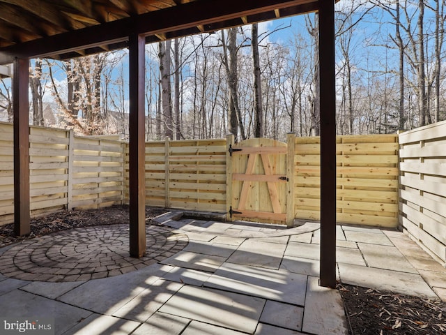 view of patio / terrace