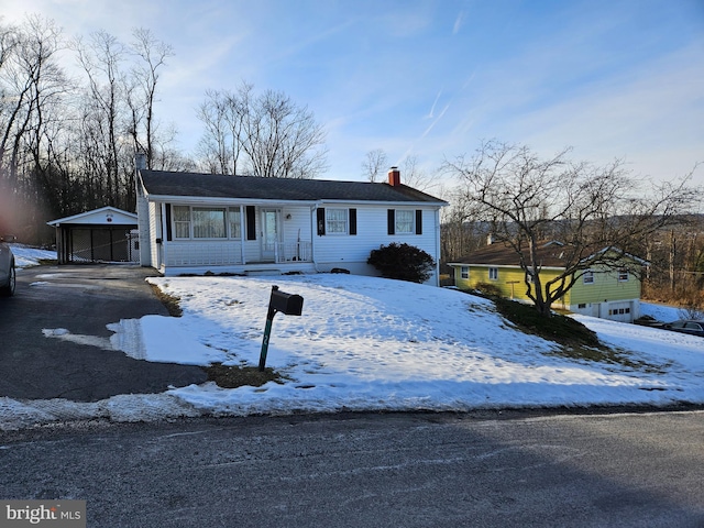 view of front of house