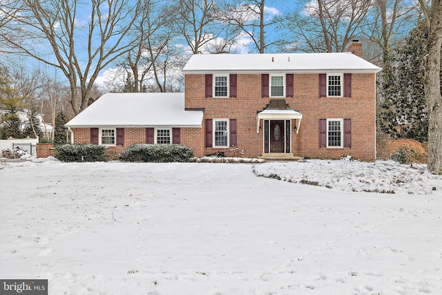 view of colonial house