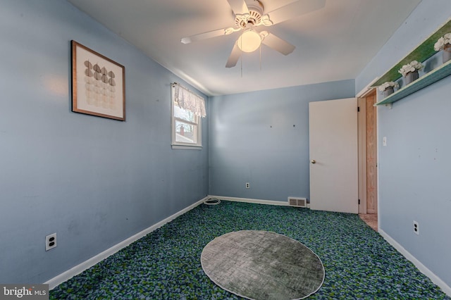 1 Keats Dr, Claymont, DE 19703 - empty room with carpet flooring and ceiling fan