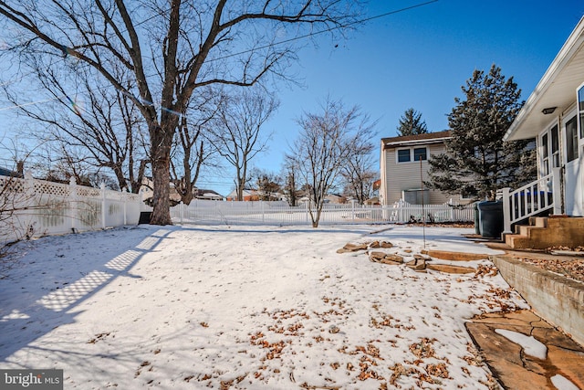 1 Keats Dr, Claymont, DE 19703 - view of snowy yard