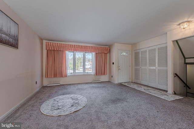 1 Keats Dr, Claymont, DE 19703 - carpeted entryway with a baseboard radiator