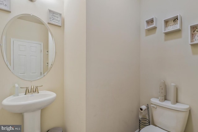 bathroom with toilet