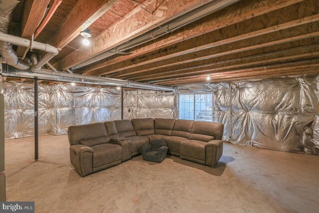 view of unfurnished living room