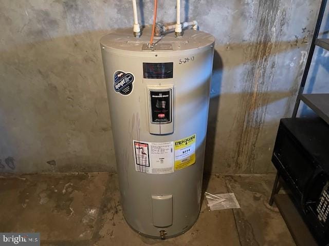 utilities featuring electric water heater