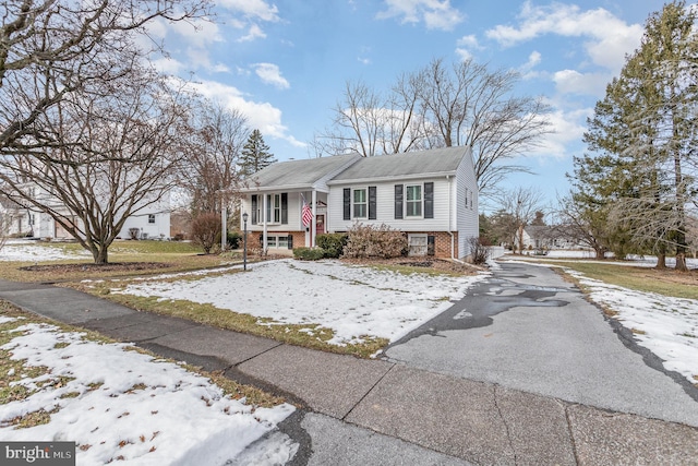 view of front of home