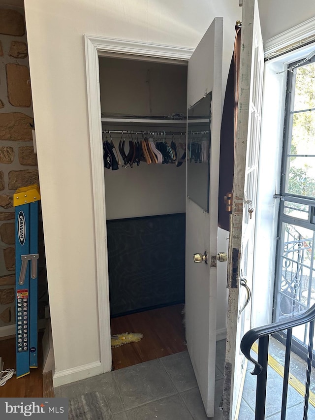 view of closet