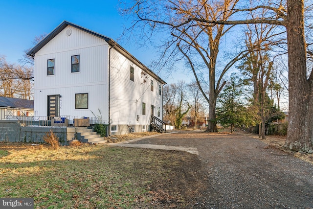 view of home's exterior