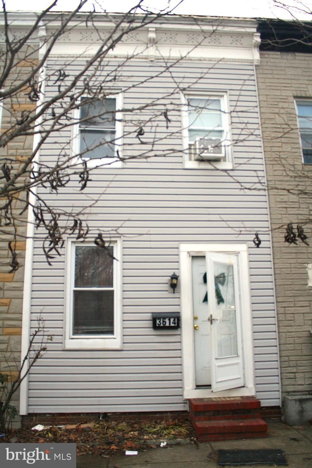 view of property with entry steps