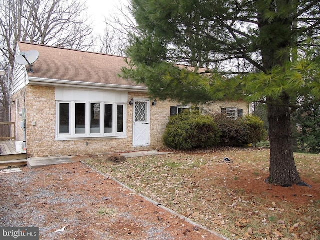 view of ranch-style home