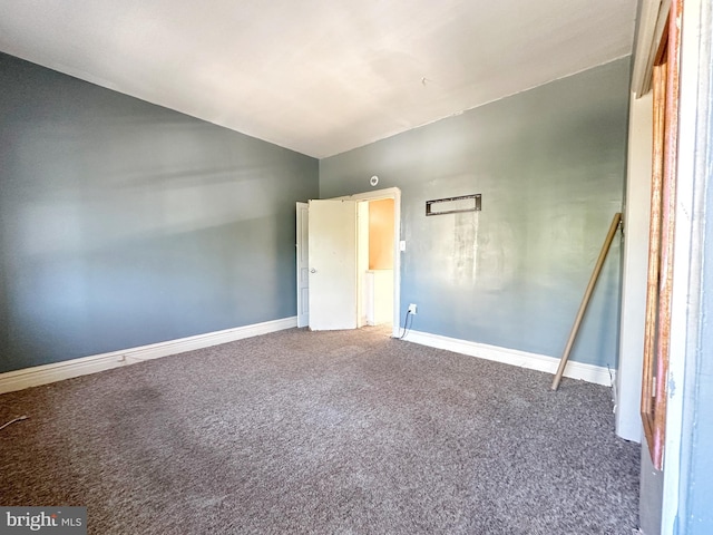 unfurnished bedroom with carpet