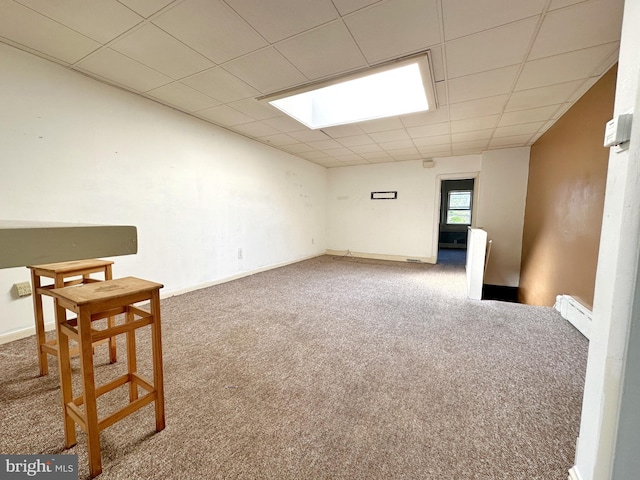 empty room with carpet floors