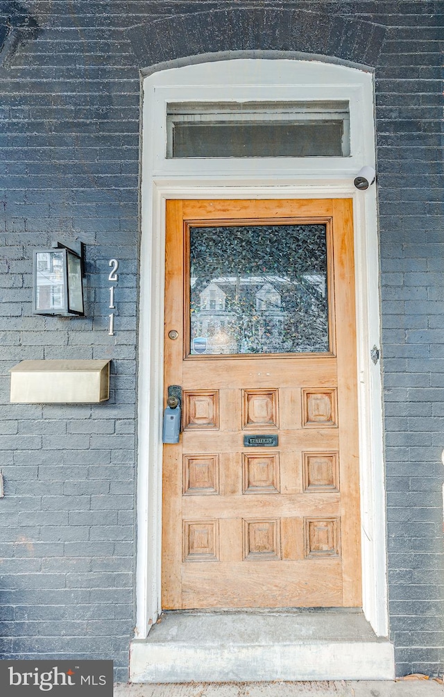 view of entrance to property