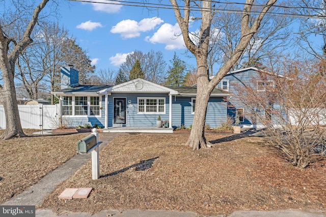 view of ranch-style house