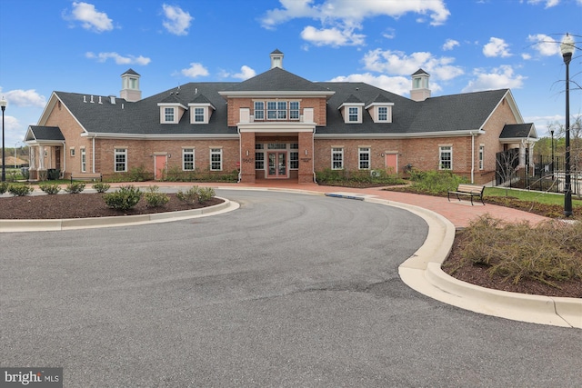 view of front of property featuring french doors