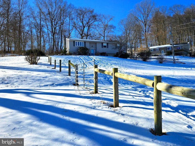 view of front of home