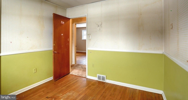 hall featuring hardwood / wood-style floors