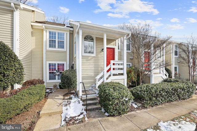 view of townhome / multi-family property