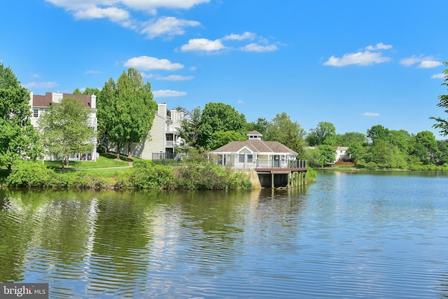 property view of water