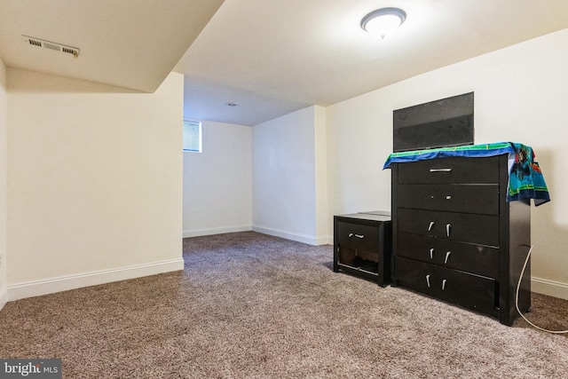 interior space with carpet floors