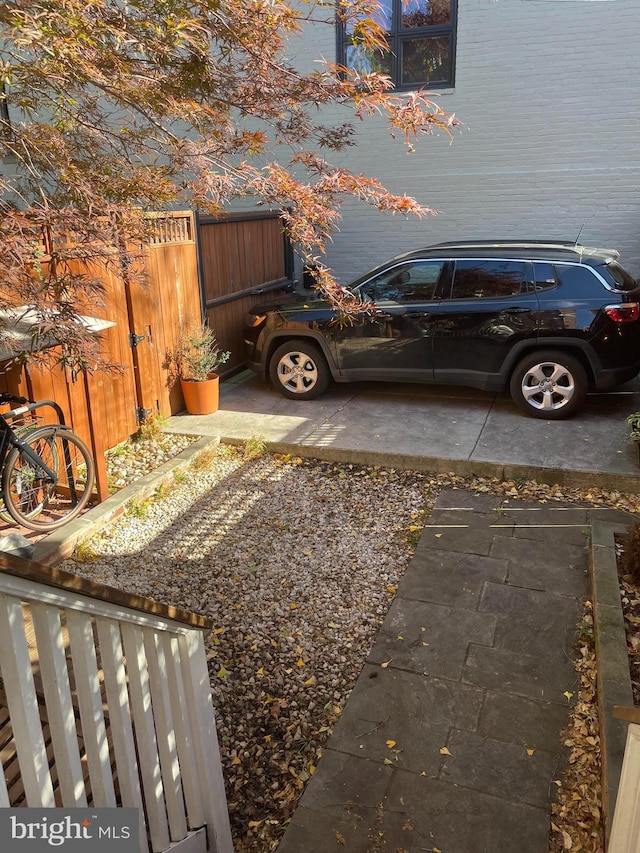 view of yard with a water view