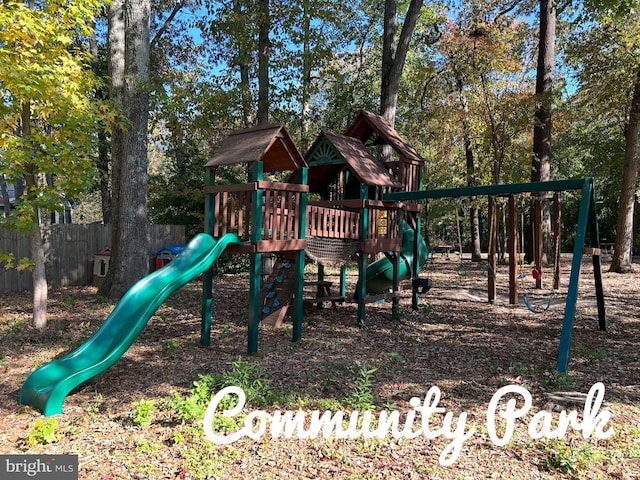 view of play area