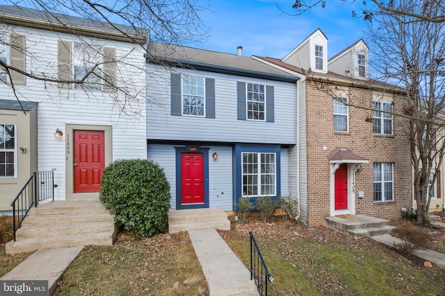 view of townhome / multi-family property