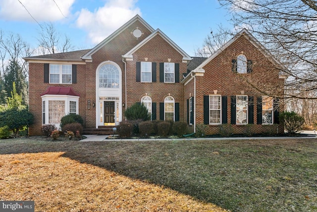 front of property with a front yard