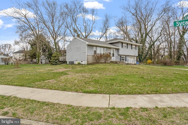 exterior space featuring a yard