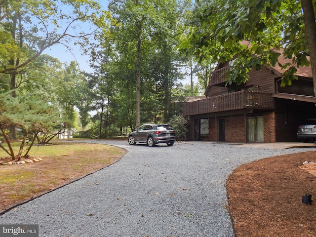 exterior space featuring a deck