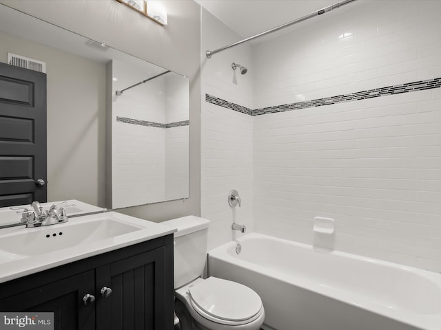 2437 Fleet St, Baltimore, MD 21224 - full bathroom with toilet, tub / shower combination, and vanity