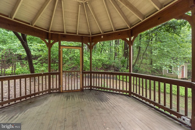 7210 James I Harris Memorial Dr, Frederick, MD 21702 - deck featuring a gazebo