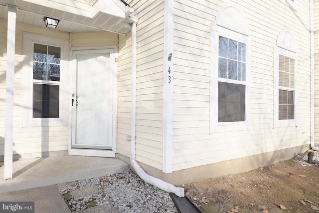 view of entrance to property