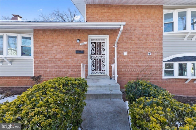 view of entrance to property