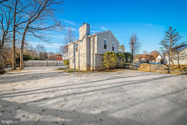 view of side of property