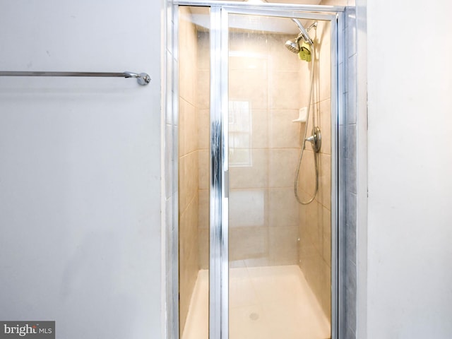 bathroom with walk in shower