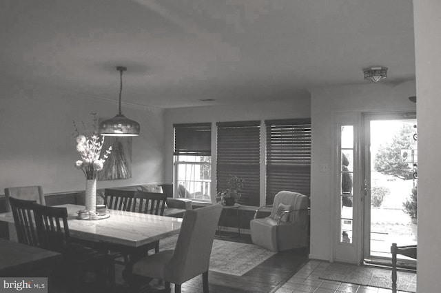 view of dining room