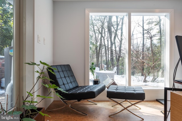 view of sitting room