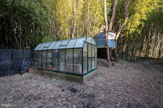 view of outbuilding