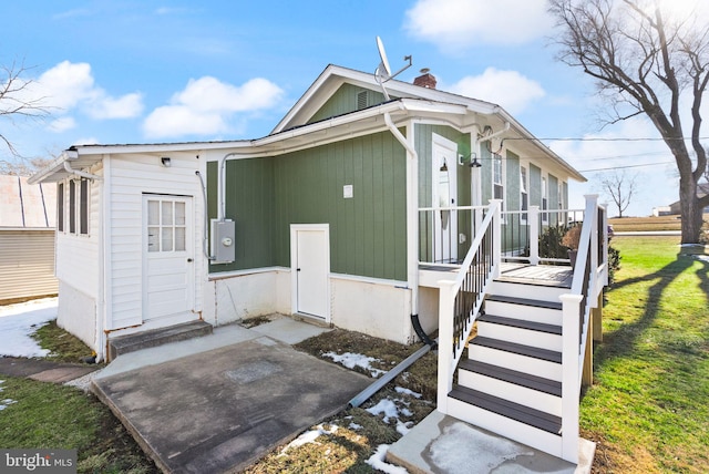 view of front of home