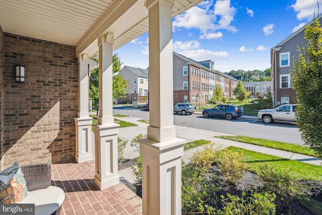 view of patio / terrace featuring a porch