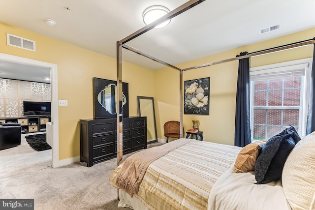 bedroom featuring carpet flooring