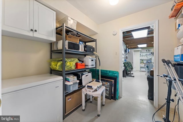 view of laundry area