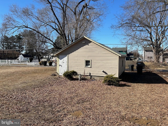 view of side of home