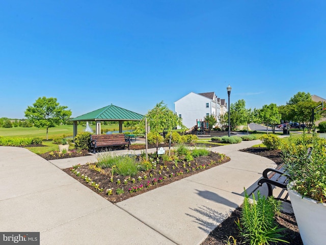 view of property's community featuring a gazebo